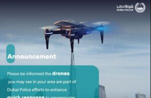 Dubai Police issue drone alert to residents Dubai Police Drone Announcement