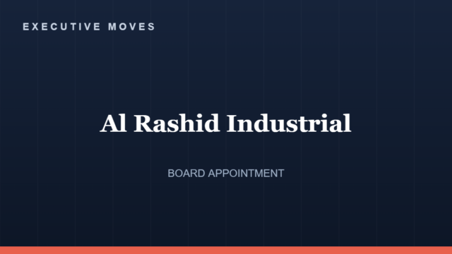 Al Rashid Industrial board appointment