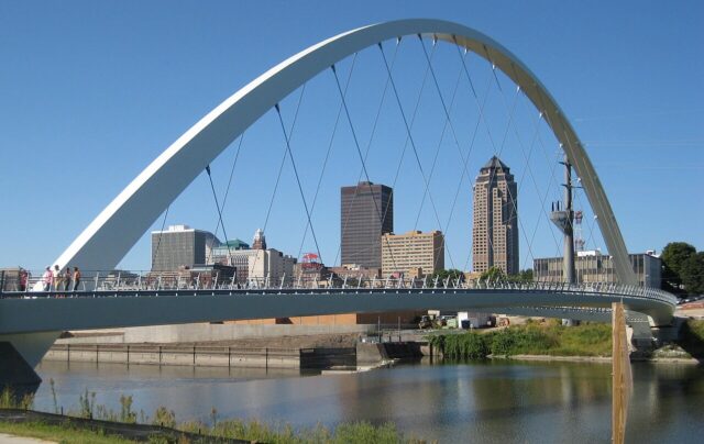 Downtown Des Moines skyline, home of F and G Annuities and Life
