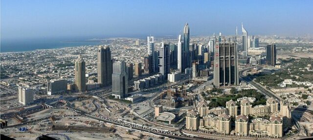 Dubai business district (Bank of Singapore) Dubai business district