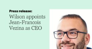 Vezina Tapped as Chief Executive of Talent Solutions Firm Wilson Wilson appoints Jean-Francois Vezina as Chief Executive Officer