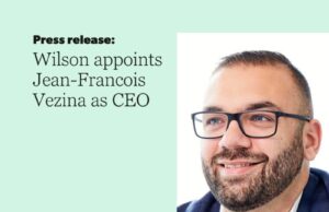 Vezina Tapped as Chief Executive of Talent Solutions Firm Wilson Wilson appoints Jean-Francois Vezina as Chief Executive Officer