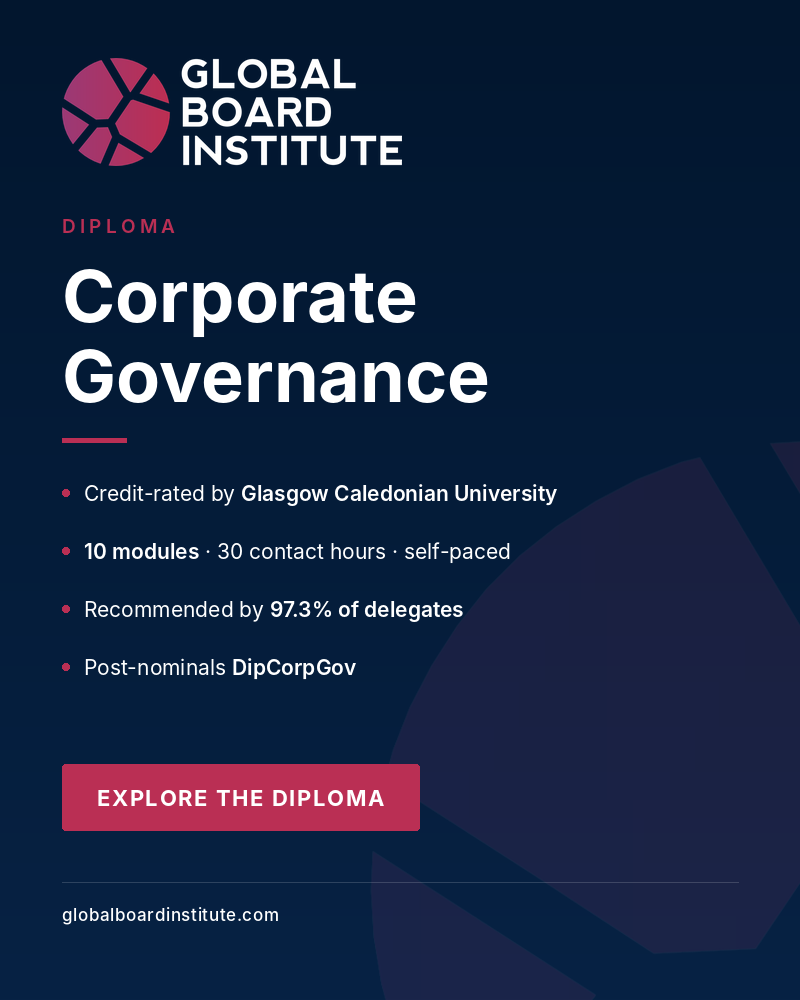 Global Board Institute - Diploma in Corporate Governance