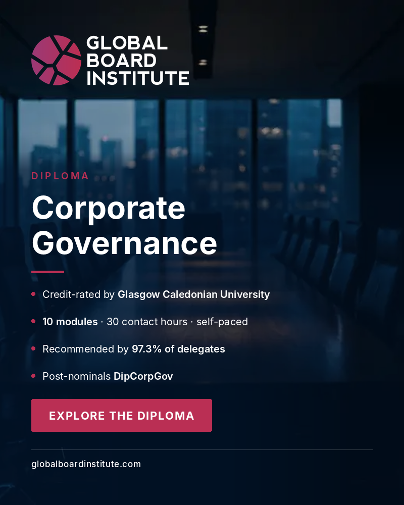 Global Board Institute - Diploma in Corporate Governance