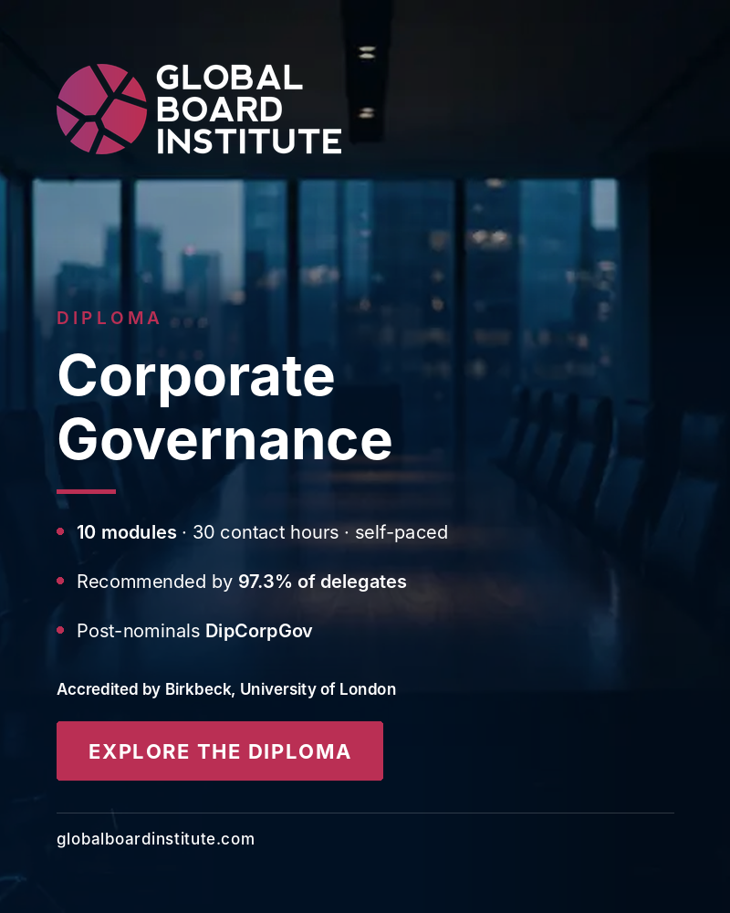 Global Board Institute - Diploma in Corporate Governance