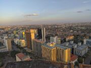 Stanbic Bank Kenya / Michael Mutiga Chief Executive Officer Nairobi skyline, Kenya, where Stanbic Bank Kenya is headquartered