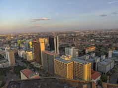Stanbic Bank Kenya / Michael Mutiga Chief Executive Officer Nairobi skyline, Kenya, where Stanbic Bank Kenya is headquartered