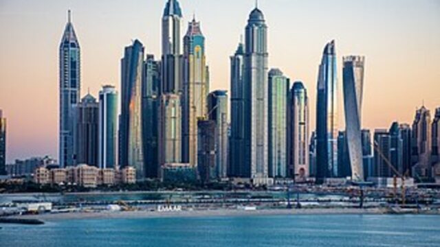 Dubai Marina skyline Dubai Marina skyline