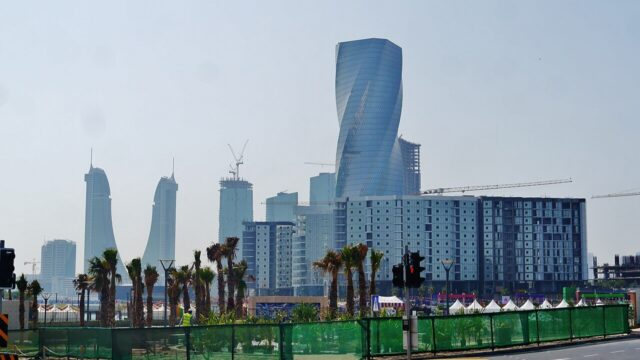 Bahrain Bay waterfront development in Manama Bahrain Bay waterfront development in Manama