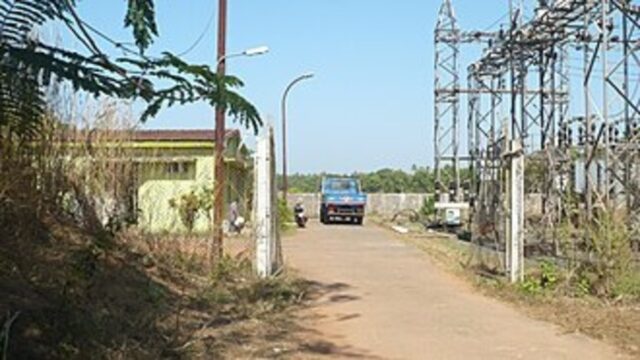 Power transmission lines, India