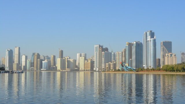 Sharjah city skyline Sharjah city skyline