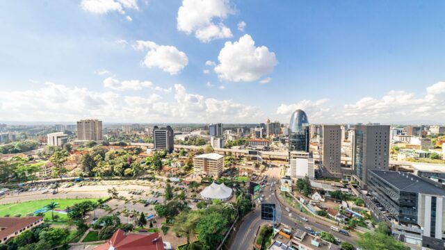 em-ev6-20261024 Aerial view of the Nairobi skyline, host city of Africa Tech Summit Nairobi 2027