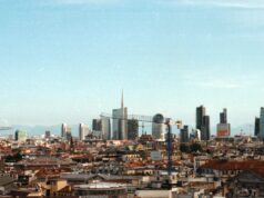 World Business Forum Milan 2026, the Two Day Executive Leadership Forum at Allianz MiCo Milan skyline with the Porta Nuova business district, host city of World Business Forum Milan 2026