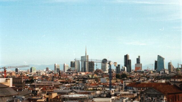 Milan skyline with the Porta Nuova business district, host city of World Business Forum Milan 2026