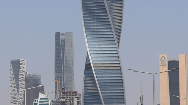 Towers of the King Abdullah Financial District in Riyadh, seat of the Saudi Capital Market Authority