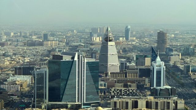 The Riyadh financial district, centre of the Saudi capital market