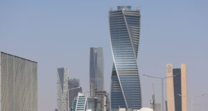 Saudi Arabia Projects a 190 Billion Riyal Deficit for 2027 After a 3.6 Per Cent Contraction Riyadh financial district towers, Saudi Arabia